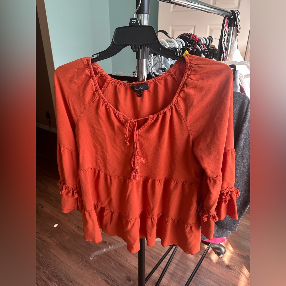 Orange Women's Top